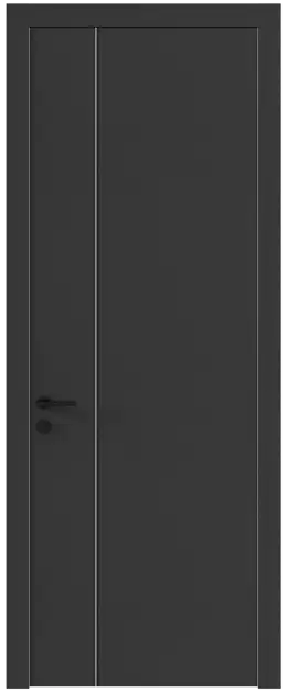 Межкомнатная дверь Tivoli В-1, Без стекла (ДГ), цвет - Диамант серый