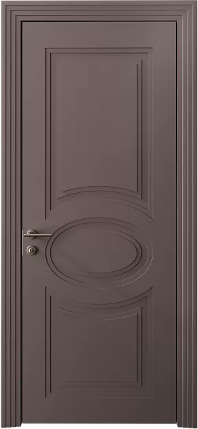Межкомнатная дверь Florencia Neo Classic Scalino, цвет - Серо-Розовый мордовник эмаль (RAL 020-60-05), Без стекла (ДГ)