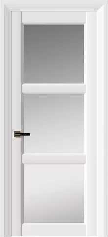 Дверь Milano Neo Classic Decoro Белая ST со стеклом