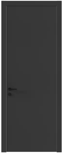 Межкомнатная дверь Tivoli А-1, Без стекла (ДГ), цвет - Диамант серый