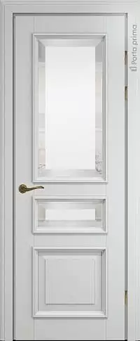Дверь Imperia-R Porta Classic LUX Серая эмаль (RAL 7047) со стеклом