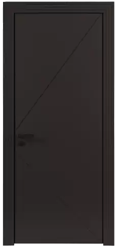Дверь Pala Moderno Чёрный Базальт эмаль (RAL 040-30-05) без стекла