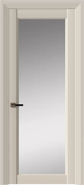 Межкомнатная дверь Domenica Neo Classic Decoro, цвет - Бежевое Ядро Миндаля эмаль (RAL 070-85-05), Со стеклом (ДО)
