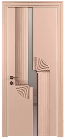 Дверь Cascato Moderno Серый цемент эмаль (RAL 060-70-10) без стекла