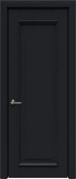 Межкомнатная дверь Domenica LUX, цвет - Черная эмаль (RAL 9004), Без стекла (ДГ)