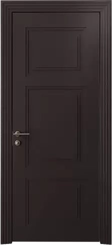 Дверь Siena Neo Classic Scalino Чёрный Базальт эмаль (RAL 040-30-05) без стекла