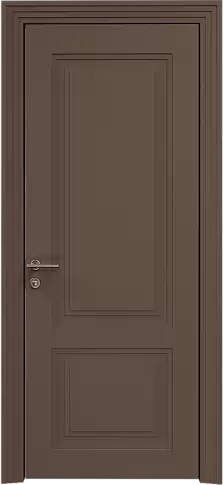 Дверь Dinastia Neo Classic Scalino Коричневый Тик эмаль по шпону (RAL 050-50-10) без стекла