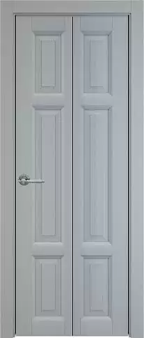Дверь Siena Книжка Porta Classic Серебристо-серая эмаль (RAL 7045) без стекла