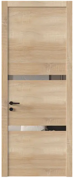 Межкомнатная дверь Tivoli / Тиволи В-4, Со стеклом (ДО), цвет - Дуб сонома светлый