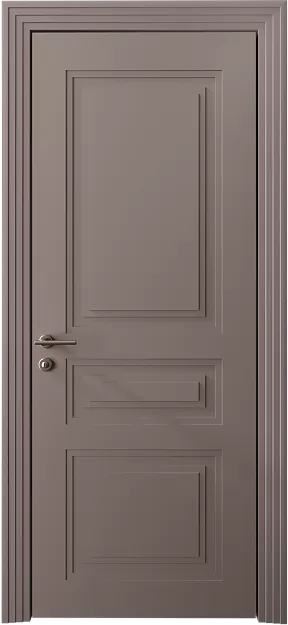 Межкомнатная дверь Imperia-R Neo Classic Scalino, цвет - Серая стяжка эмаль (RAL 060-60-05), Без стекла (ДГ)