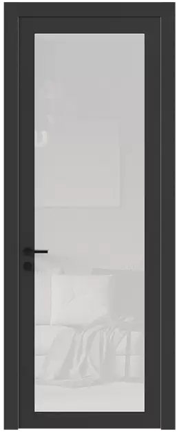 Межкомнатная дверь Tivoli З-1, Со стеклом (ДО), цвет - Диамант серый