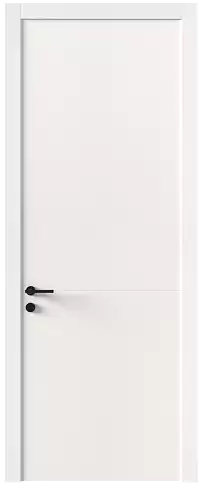 Дверь Tivoli Б-2 Белоснежная мягкая шагрень без стекла