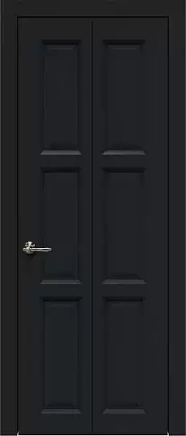 Дверь Milano Книжка Porta Classic Черная эмаль (RAL 9004) без стекла