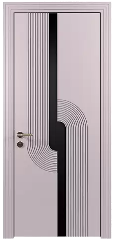 Дверь Cascato Moderno Серый Флокс эмаль (RAL 358-71-02) без стекла