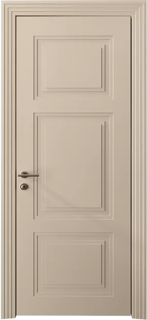 Межкомнатная дверь Siena Neo Classic Scalino, цвет - Бежевый Мел эмаль (RAL 075-80-10), Без стекла (ДГ)