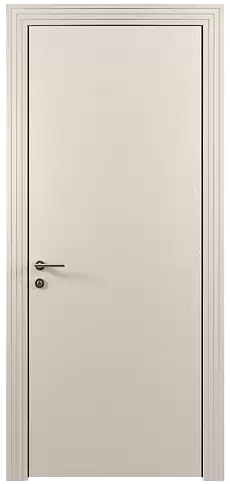 Дверь Tivoli А-4 Бежевая эмаль по шпону (RAL 9010) без стекла