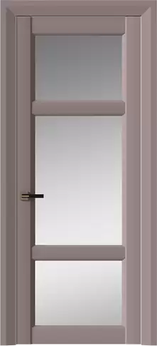 Дверь Siena Neo Classic Decoro Серо-Розовый мордовник эмаль (RAL 020-60-05) со стеклом