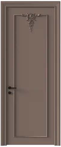 Дверь Tivoli / Тиволи А-1 Коричневый Тик эмаль (RAL 050-50-10) без стекла