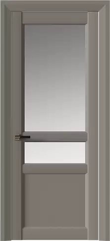 Дверь Imperia-R Neo Classic Decoro Серая стяжка эмаль (RAL 060-60-05) со стеклом
