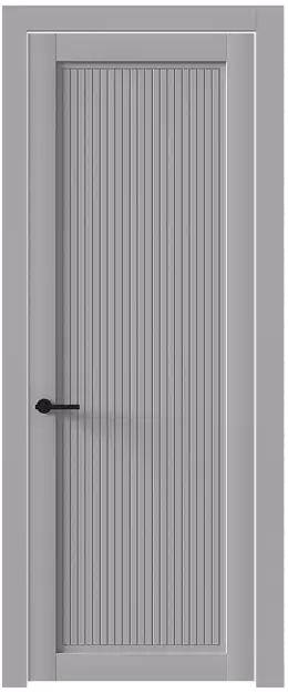 Межкомнатная дверь Tivoli З-2, Без стекла (ДГ), цвет - Серый Флокс эмаль (RAL 358-71-02)