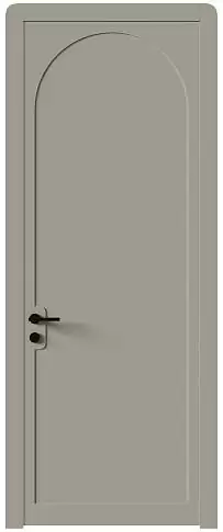 Дверь Luna Moderno Серое Льняное волокно эмаль (RAL 075-70-10) без стекла