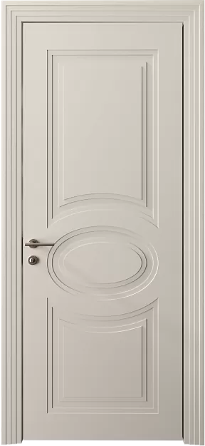 Межкомнатная дверь Florencia Neo Classic Scalino, цвет - Бежевая эмаль (RAL 9010), Без стекла (ДГ)