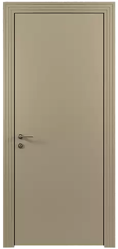 Дверь Tivoli А-4 Серое Льняное волокно эмаль (RAL 075-70-10) без стекла