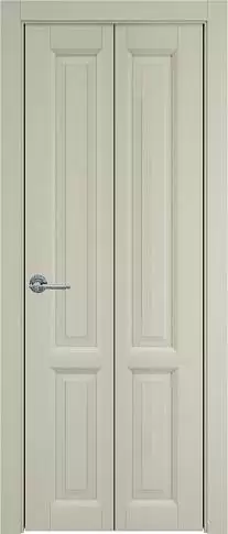 Дверь Dinastia Книжка Porta Classic Серо-оливковая эмаль (RAL 7032) без стекла
