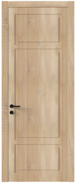 Межкомнатная дверь Tivoli К-5, Без стекла (ДГ), цвет - Дуб сонома светлый