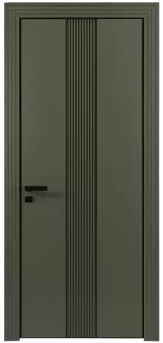 Дверь Pilastro Moderno Серый Мох эмаль (RAL 7003) без стекла