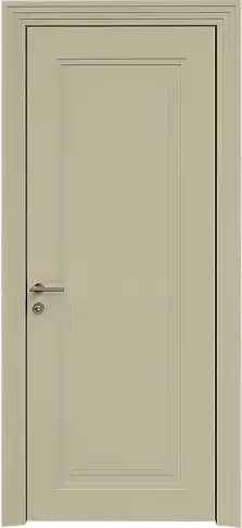 Дверь Domenica Neo Classic Scalino Серо-оливковая эмаль по шпону (RAL 7032) без стекла