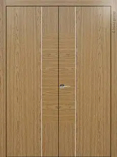 Дверь Tivoli / Тиволи В-1 Дуб карамель без стекла