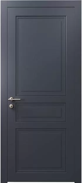 Межкомнатная дверь Imperia-R Neo Classic, цвет - Графитово-серая эмаль (RAL 7024), Без стекла (ДГ)
