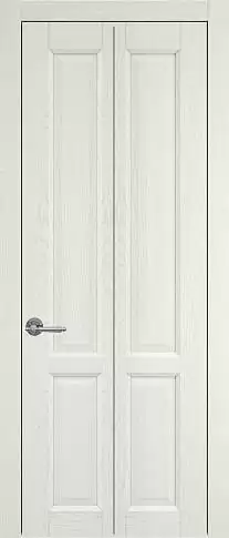 Дверь Dinastia Книжка Porta Classic Белый ясень nano-flex без стекла