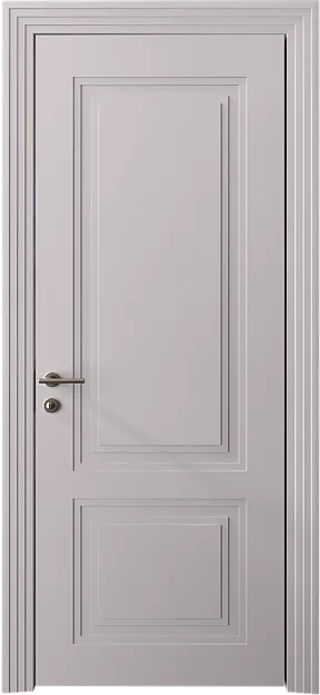 Межкомнатная дверь Dinastia Neo Classic Scalino, цвет - Серый Флокс эмаль (RAL без номера), Без стекла (ДГ)