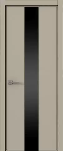 Дверь Tivoli Ж-5 Серо-оливковая эмаль (RAL 7032) со стеклом