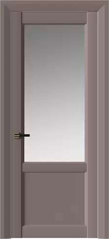 Дверь Dinastia Neo Classic Decoro Теплый Серый эмаль (RAL 040-60-05) со стеклом