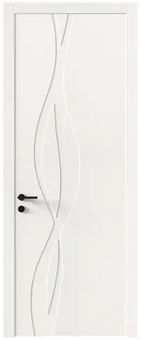 Дверь Tivoli Г-5 Белоснежная мягкая шагрень без стекла