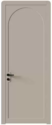 Дверь Luna Moderno Серый цемент эмаль (RAL 060-70-10) без стекла