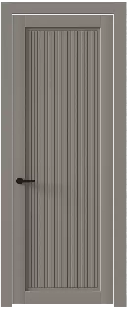 Межкомнатная дверь Tivoli З-2, Без стекла (ДГ), цвет - Серая стяжка эмаль (RAL 060-60-05)