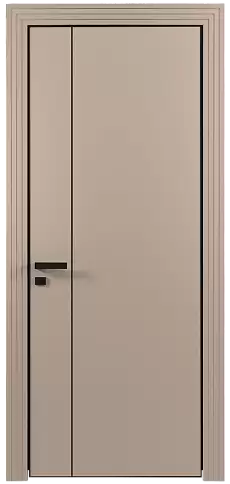 Дверь Piazza Moderno Бежевое Ядро Миндаля эмаль (RAL 070-85-05) без стекла