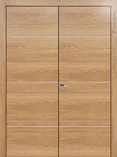 Дверь Tivoli / Тиволи Г-3 Дуб капучино без стекла