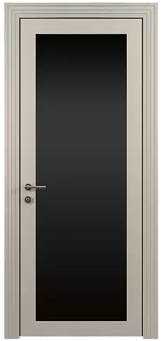 Дверь Tivoli З-1 Жемчужная эмаль по шпону (RAL 1013) со стеклом