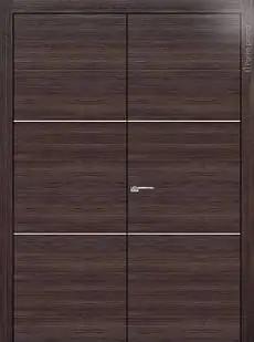 Дверь Tivoli / Тиволи В-3 Венге Нуар без стекла