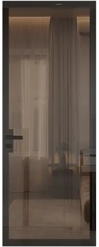 Дверь Tivoli / Тиволи А-3 Невидимка Бежевая эмаль (RAL 9010) со стеклом