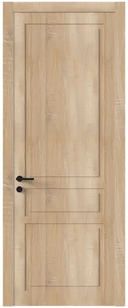 Межкомнатная дверь Tivoli Е-5, Без стекла (ДГ), цвет - Дуб сонома светлый