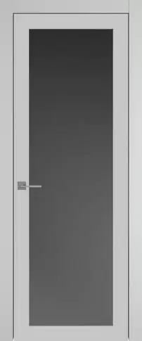 Дверь Tivoli З-5 Серая эмаль по шпону (RAL 7047) со стеклом
