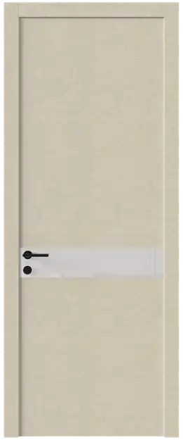 Межкомнатная дверь Tivoli И-4, Со стеклом (ДО), цвет - Версилк крем