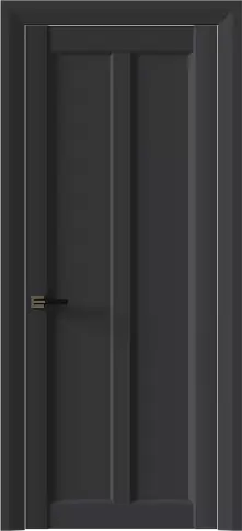 Дверь Prato Neo Classic Decoro Графитово-серая эмаль (RAL 7024) без стекла