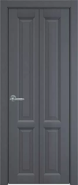 Межкомнатная дверь Porta Classic Dinastia, цвет - Графитово-серая эмаль (RAL 7024), Без стекла (ДГ)